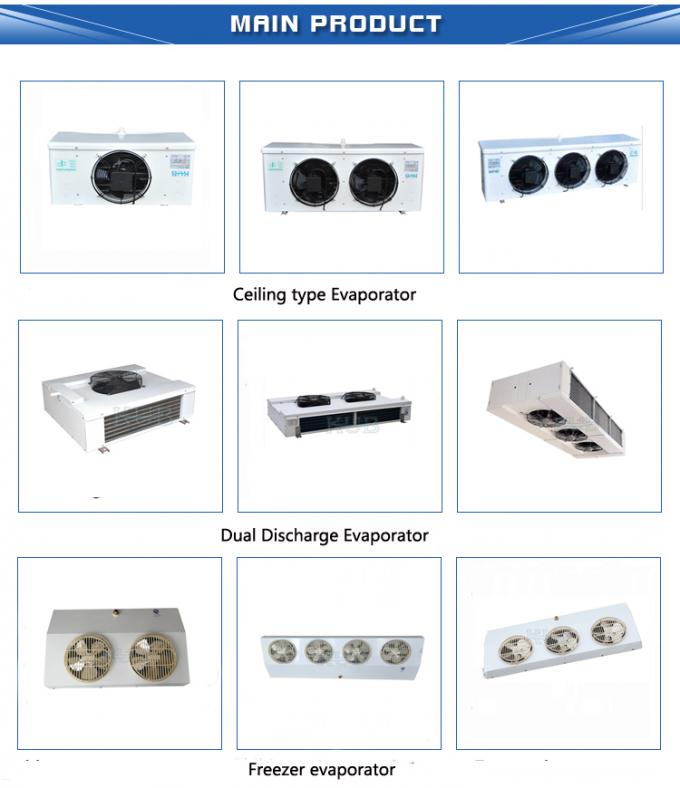 SPAE053D CE 인증 냉동실용 산업용 세 팬 증발 공기 냉각기 8
