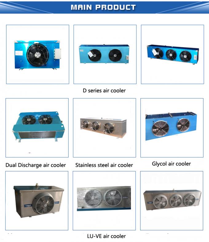 SPAE053D CE 인증 냉동실용 산업용 세 팬 증발 공기 냉각기 9