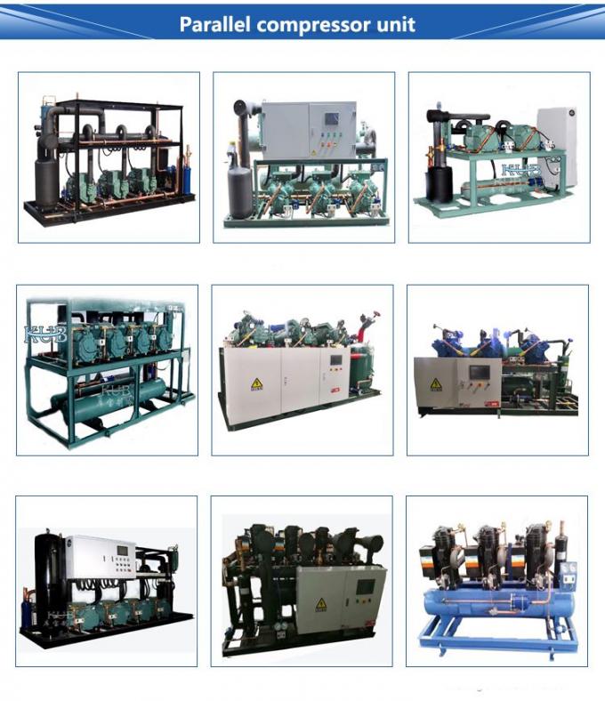 6GE-34Y 30HP 압축기 낮은 온도 응축 단위 30hp 캐스케드 응축 단위 물 냉장고 응축 단위 1