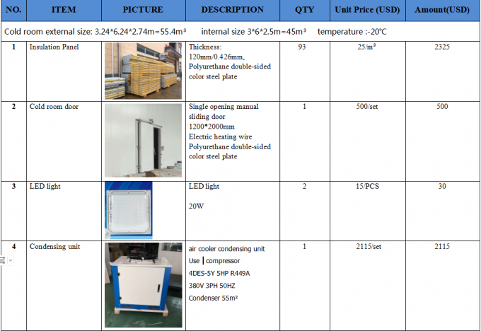 냉장고 식품 냉장고 고기 냉장고 55m3 온도 -20도 냉장고 가격 0