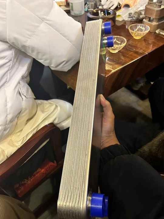 화학 작업 조건에 대한 경화 저항 판 합성 결합 모든 스테인리스 스틸 316L 판 열 교환기