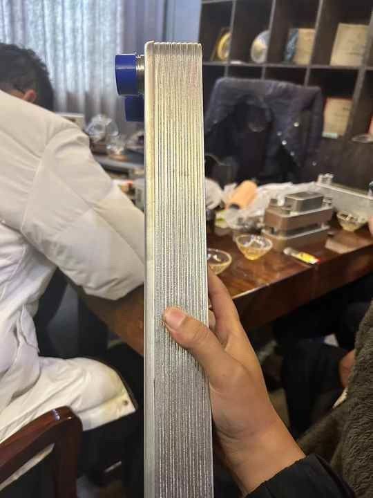 화학 작업 조건에 대한 경화 저항 판 합성 결합 모든 스테인리스 스틸 316L 판 열 교환기