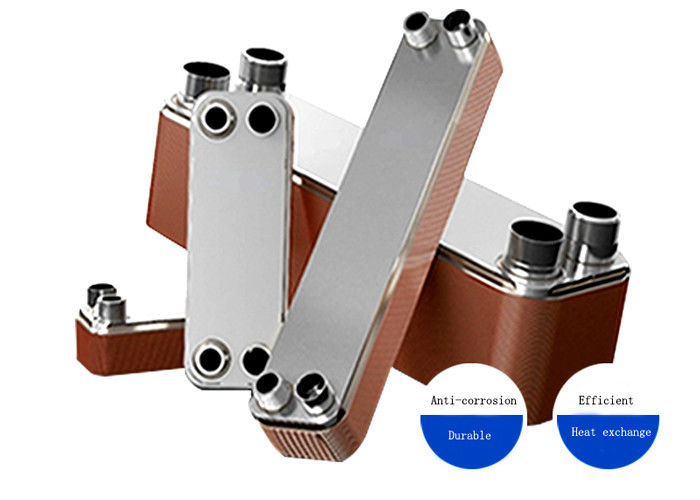 B3-50-48D 저렴한 가격 10HP 열 교환기 증발기 구리 / 스테인리스 스틸 304/316 융합 판 열 교환기 제조업체