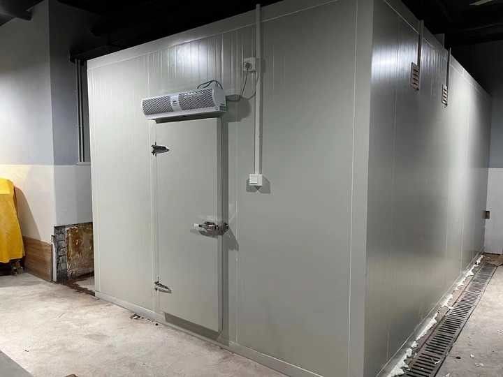 10m³ 냉장 창고 별도 판매 냉장 커튼 팬 선반 -18℃ 냉장 시설 챔버