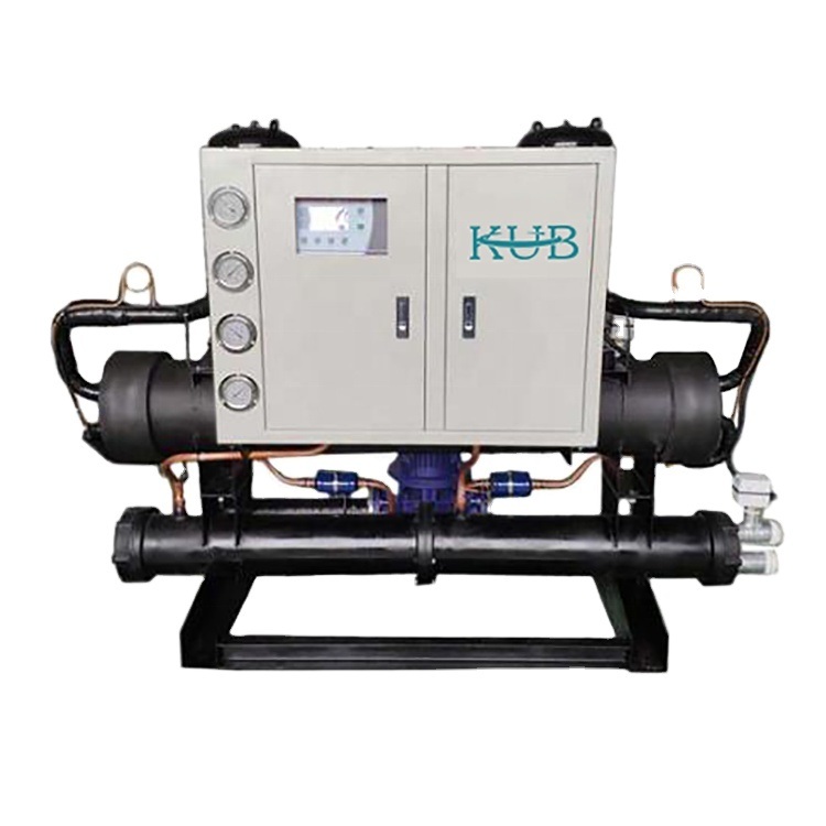 Kub OEM 산업용 냉각기, 3HP~50HP 반밀폐형 압축기 및 380V 50Hz 전원 공급, 1년 보증
