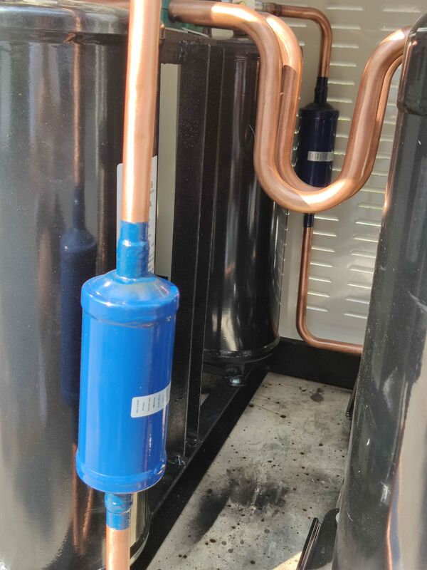 40HP 공랭식 냉각기 (코플랜드 압축기 및 R404A 냉매 포함, 산업용 냉동용)