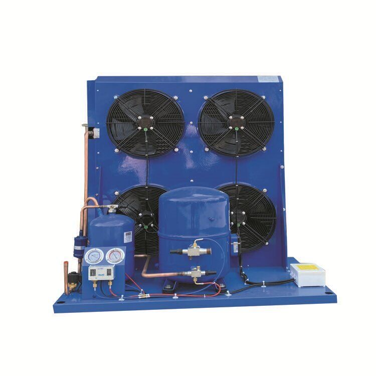 12HP 압축기 R22/R404A 냉매 및 1년 보증 공랭식 응축 장치 산업용 냉각기