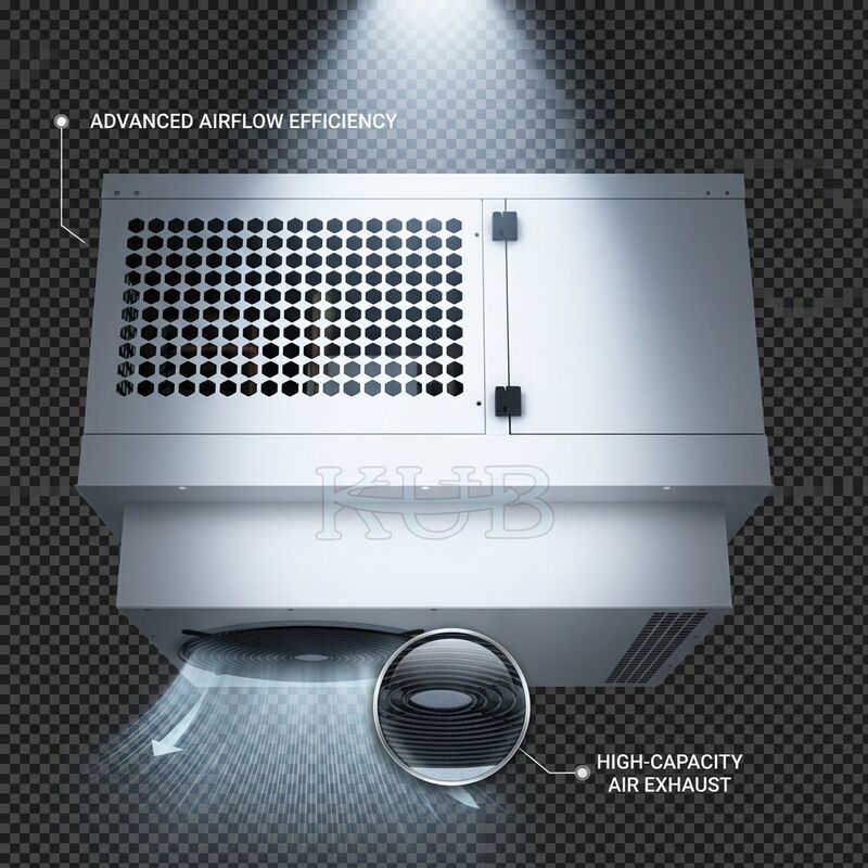 동관 알루미늄 탄미익 콘덴서 작은 집광 단위 3HP 신비한 R404A 고온 교환 찬 방 냉장고