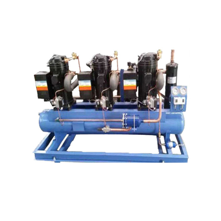 식품 판매점 평행한 냉장 설비를 위한 풍랭식 R404a 냉동 응축 유닛