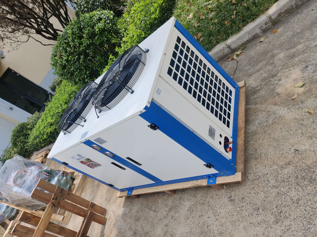 식당을 위한 냉장실 박스 형상 세미 밀폐형응축유닛