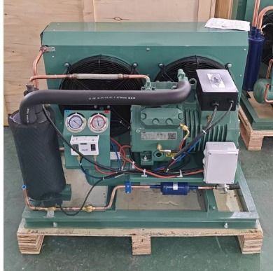 KUB 5HP Water Cooled Condensing Unit with Bitzer Compressor and Shell and Tube Condenser for Cold Storage